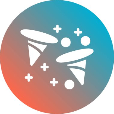 Bir düzlem simgesinin vektör çizimi