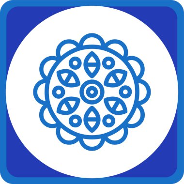 çiçek vektör simgesi modern basit tasarım