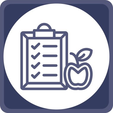 Gıda simgesinin vektör illüstrasyonu