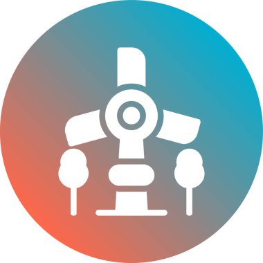 Modern simgenin vektör illüstrasyonu