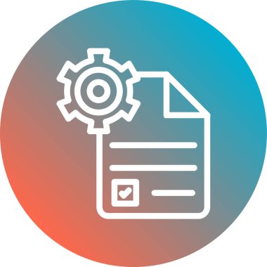 Vektör ayarı Simge illüstrasyonu