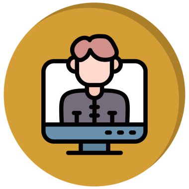 iş simgesi vektör illüstrasyonu