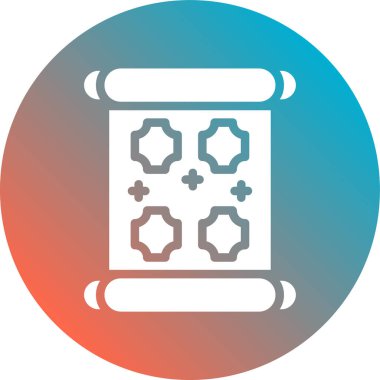 Beyaz arkaplanda mavi altıgen takvim simgesi izole edildi. takvim hatırlatma sembolü. Soyut çember rastgele noktalar. vektör illüstrasyonu