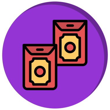 Çikolata. Web simgesi basit illüstrasyon