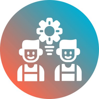 Modern simgenin vektör illüstrasyonu