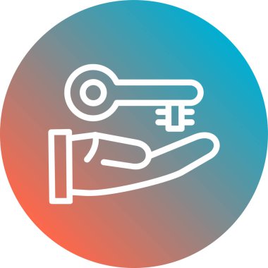 İngiliz anahtarı. Web simgesi basit illüstrasyon