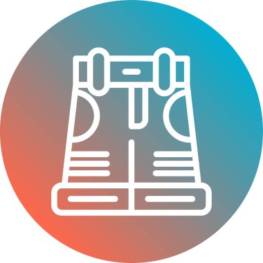 Tek bir izole arabanın vektör çizimi