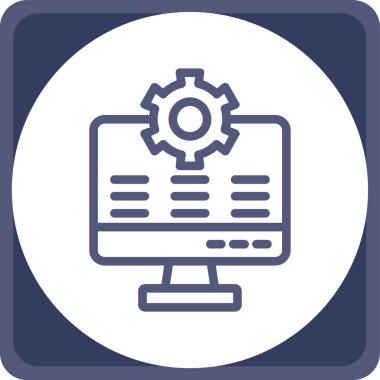 seo modern simgesinin vektör illüstrasyonu