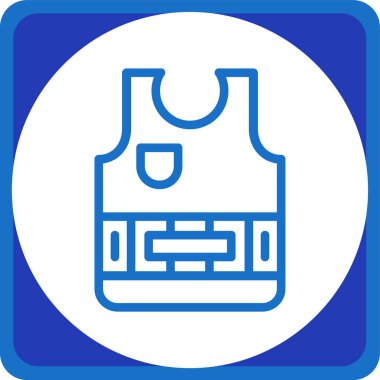 Bir torba suyun vektör illüstrasyonu