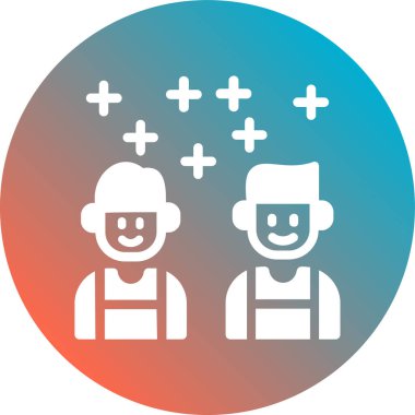 insanlar simge vektör illüstrasyonu