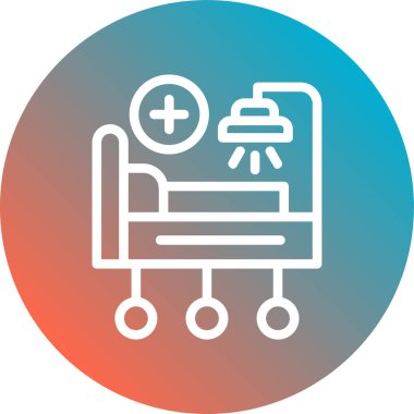 Tıbbi bir simgenin vektör illüstrasyonu