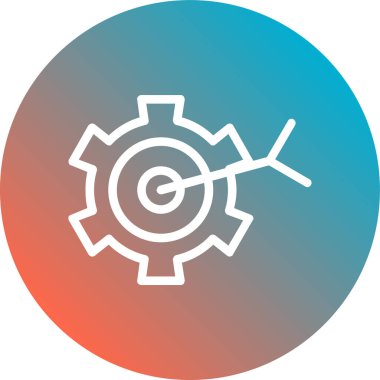 Vektör ayarı Simge illüstrasyonu