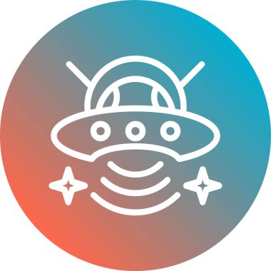 Modern b 'nin vektör illüstrasyonunda eksik simge var. uzaylı