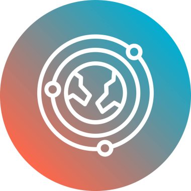 seo modern simgesinin vektör illüstrasyonu