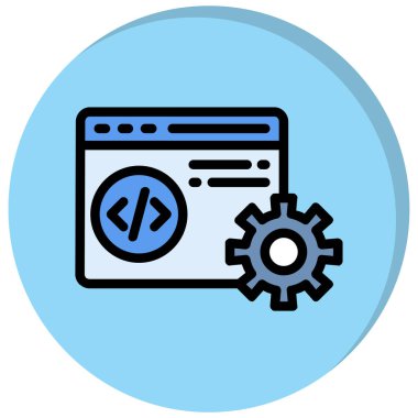 seo modern simgesinin vektör illüstrasyonu