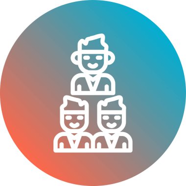 İnsan simgesinin vektör illüstrasyonu