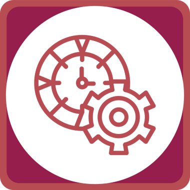 Dişliler. Web simgesi basit tasarım