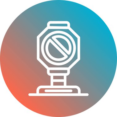 Sigara içmek yok. Basit resimleme