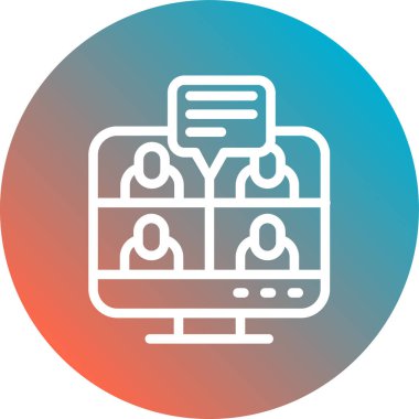 seo modern simgesinin vektör illüstrasyonu