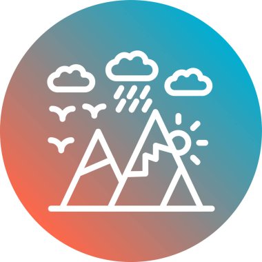 hava simgesi vektör illüstrasyonu