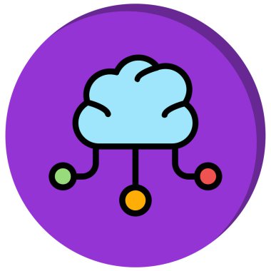 Bulut hesaplama. Web simgesi