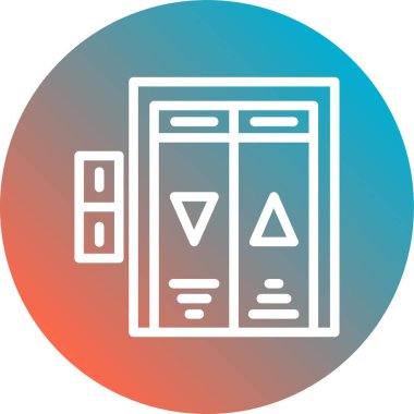 Modern simgenin vektör illüstrasyonu