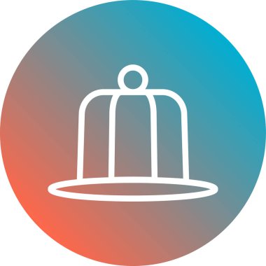 Eşsiz Şapka Vektörü Kabartma Simgesi