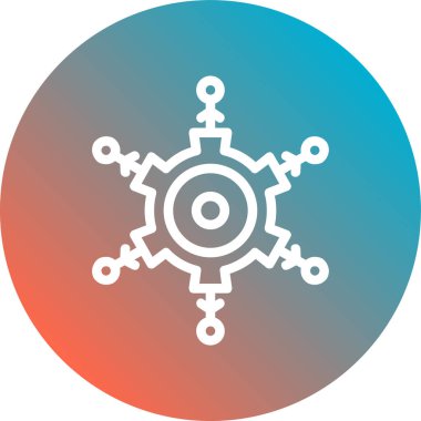 dişli simgesi vektör illüstrasyonu