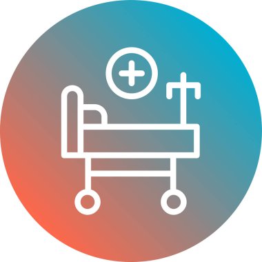 Hastane Simgesi Vektör İllüstrasyonu