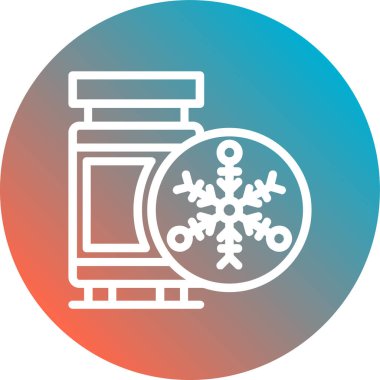 Yılbaşı ve Yeni Yıl simgesinin vektör illüstrasyonu