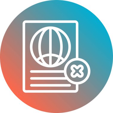 Modern simgenin vektör illüstrasyonu