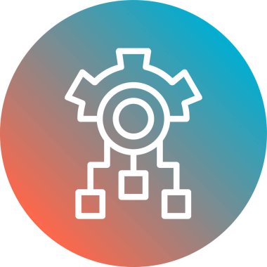 seo modern simgesinin vektör illüstrasyonu