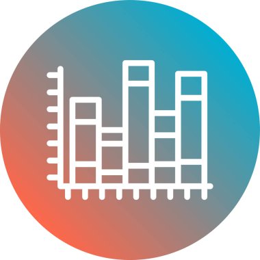 bar grafik vektör simgesi modern basit tasarım