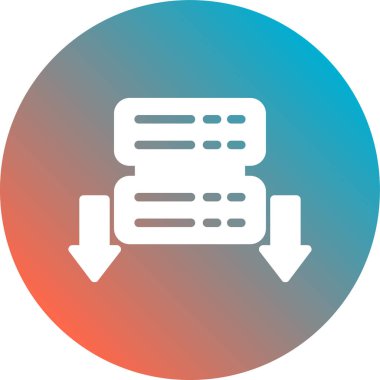 İndir. Web simgesi basit illüstrasyon