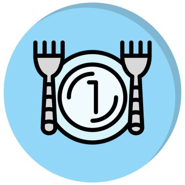 Web ve mobil simge tasarımı için vektör illüstrasyonu