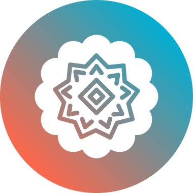 Bir çiçeğin vektör illüstrasyonu