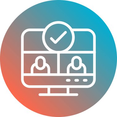 seo modern simgesinin vektör illüstrasyonu