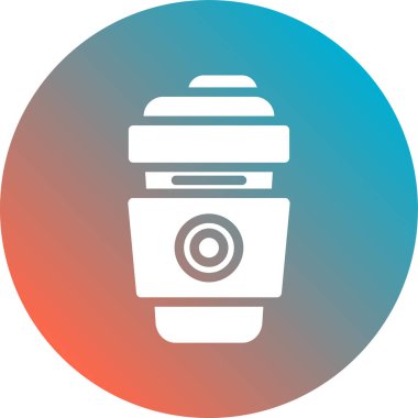 kahve fincanı ikonu vektör illüstrasyonu