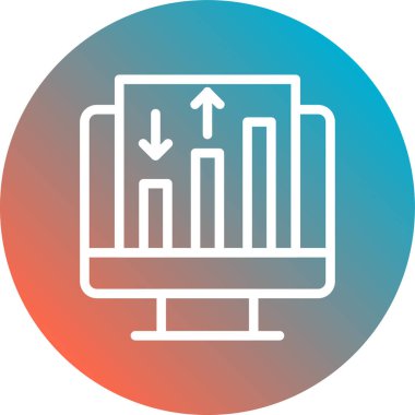 Modern bir simgenin vektör illüstrasyonu