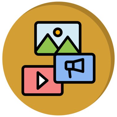 seo modern simgesinin vektör illüstrasyonu