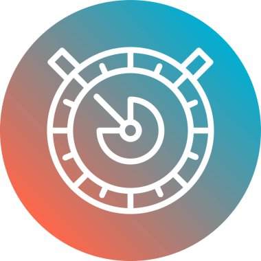 saat düz vektör simgesi