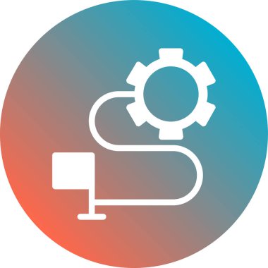 seo modern simgesinin vektör illüstrasyonu