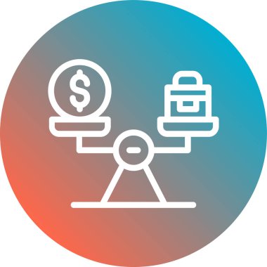 Modern simgenin vektör illüstrasyonu