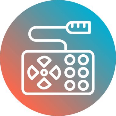 Modern oto tamir simgesinin vektör illüstrasyonu