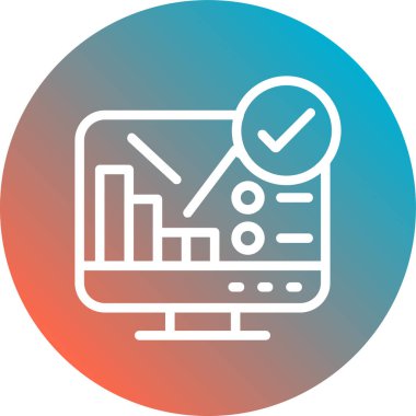 seo modern simgesinin vektör illüstrasyonu