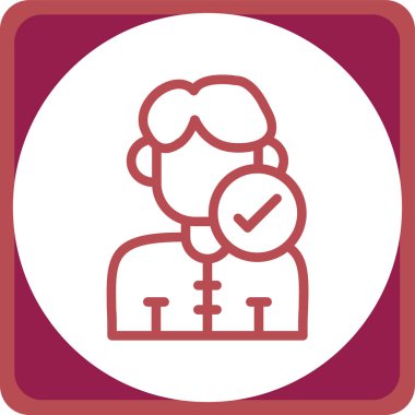 Dizüstü bilgisayarı olan bir insan simgesinin vektör çizimi