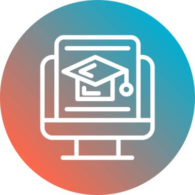 seo modern simgesinin vektör illüstrasyonu