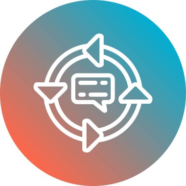 seo modern simgesinin vektör illüstrasyonu