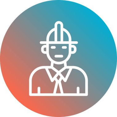 Soyut arkaplanda mühendislik simgesi izole edildi