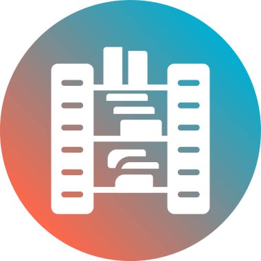 veritabanı vektör simgesi modern illüstrasyon